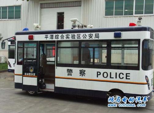 福建福州平潭流動(dòng)警務(wù)車正式上街執(zhí)勤