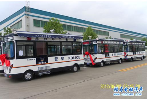 內(nèi)蒙古海拉爾公安局首次訂購6臺鴻馬移動警務(wù)室