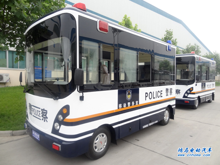 浙江洞頭縣公安局流動(dòng)警務(wù)室發(fā)車(chē)——延伸警務(wù)觸角 提升民眾安全感