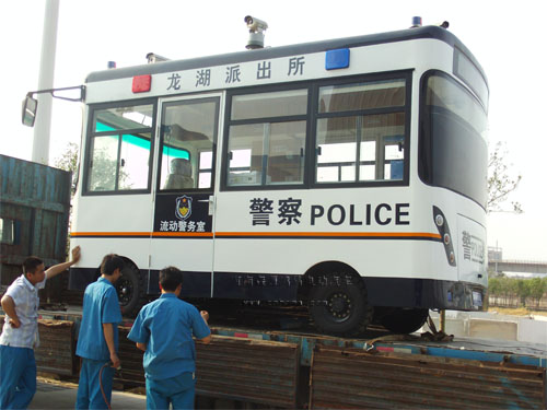 河南新鄭龍湖流動警務(wù)室